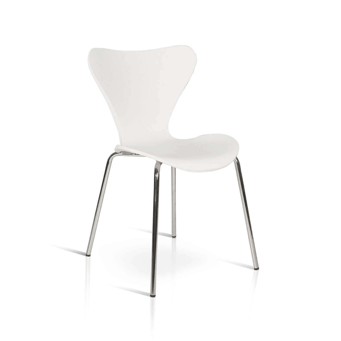 ALISSAsedia in plastica colore Bianco
