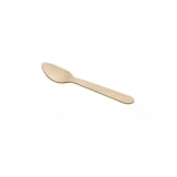 thumbnail of Cuillère jetable 10,5 cm en bois - 100 pièces - Ecobioshopping