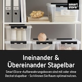 thumbnail of Smartstore Aufbewahrungsbox Classic 45 STAND.-VAR. 60X40X31cm Transparent