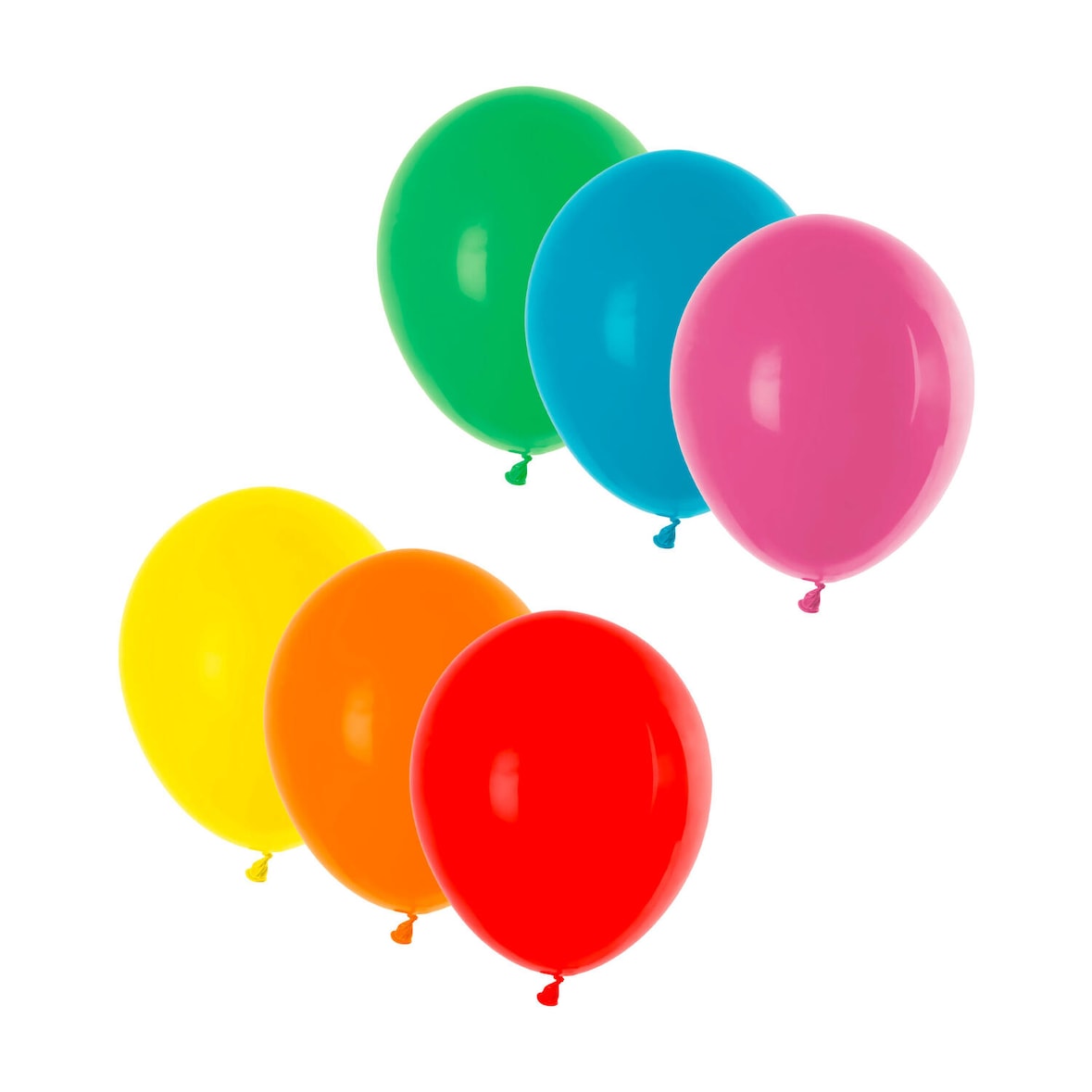 100x Luftballons bunt Ø18cm