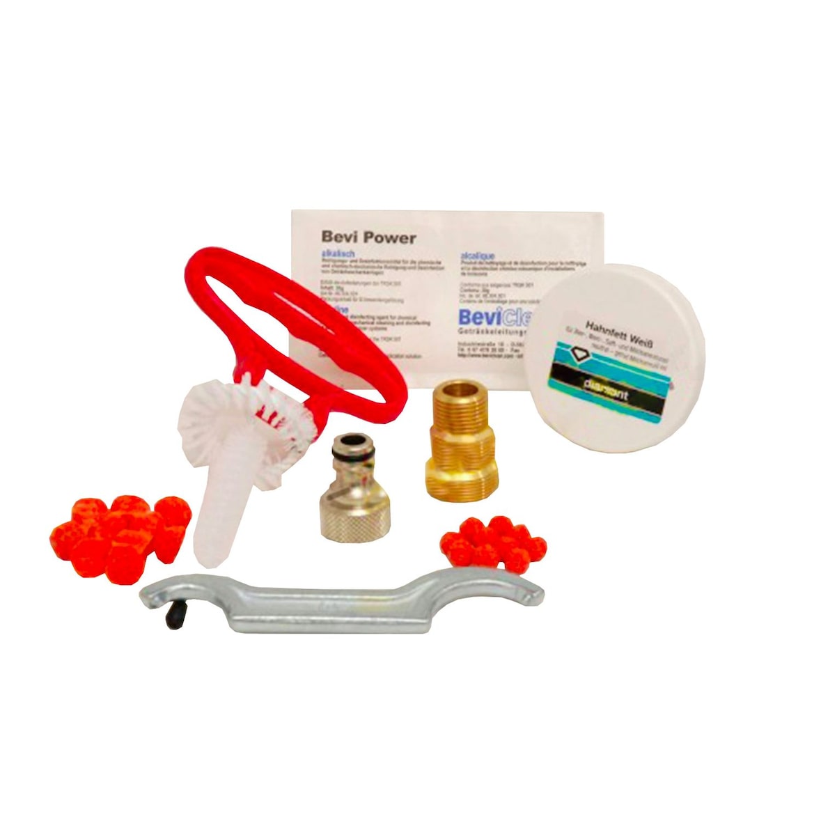 Reinigungsset für Zapfanlage und Keg - klein - mit 28mm Reinigungsadpter