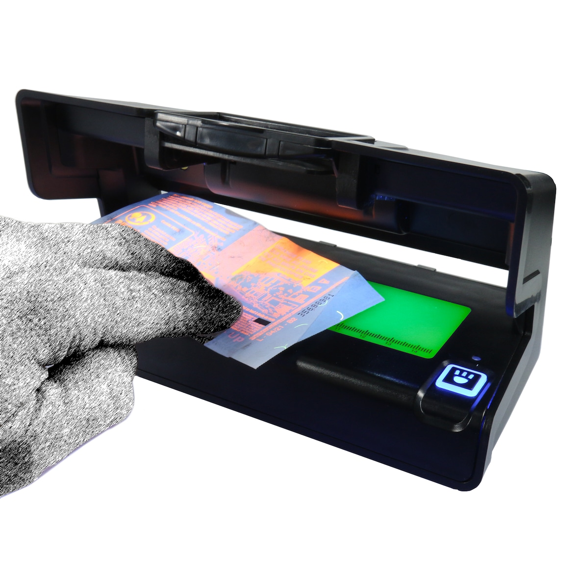 Détecteur de faux Billets Automatique Multi-document : Tickets Restaurant, Chéques Cadeaux, PI, Billets Euro - Monepass France