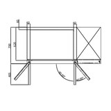 thumbnail of TABLES RÉFRIGÉRÉES gn 1/1 sans dosseret portes pleines positives évaporateur traité