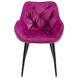 thumbnail of Sedia Tanna in velluto viola