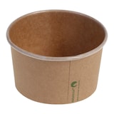thumbnail of 200x Eisbecher Pappbecher Kraft mit Biobeschichtung 360 ml O 105mm braun