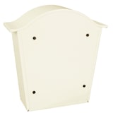 thumbnail of PROREGAL Wandbriefkasten Tatifan aus verzinktem Stahl | HxBxT 37x36,2x13,35cm | Einwurföffnung 24x4cm | Weiß