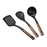 thumbnail of BERGNER - Set aus 3 Pfannen Ø18/Ø22/Ø26 cm Jolie Schmiedaluminium, geeignet für Induktion Set 3 Küchenutensilien aus schwarzem PBT und Kupfer