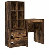 thumbnail of vidaXL Schreibtisch mit Schubladen 2 pcs Geräucherte Eiche