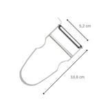 thumbnail of Lot de 2 rasoirs à légumes 11 cm Castor en inox Fackelmann