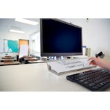 thumbnail of Nobo Lavagna / Blocco Note Portatile, con Pennarello e Cassetto Portaoggetti, Cancellabile a Secco e Senza Cornice, 458 x 154 mm - Bianco Brillante