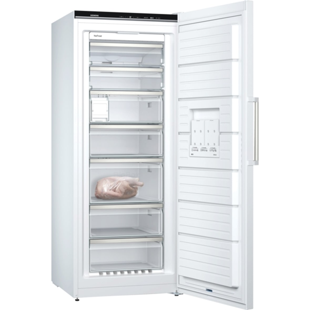 Siemens iQ500 GS54NAWCV Freistehender Gefrierschrank 176 x 70 cm weiß, noFrost