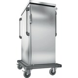 thumbnail of B.PRO TTW 20-115 DEU, Tablett-Transportwagen, doppelwandig, isoliert, 1 Flügeltür / 1 Schrankraum, fahrbar