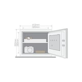 thumbnail of Coffre-fort Ignifuge Yale A Serrure électronique - Format Domestique H.35 X L.41 X P.36 Cm (19 L)