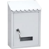 thumbnail of Caixa de correio de aço modelo padrão branco