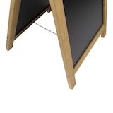 thumbnail of Securit® Stoepbord "Nature" - Naturel - Hout met natuurlijke rustieke afwerking - 70x135cm