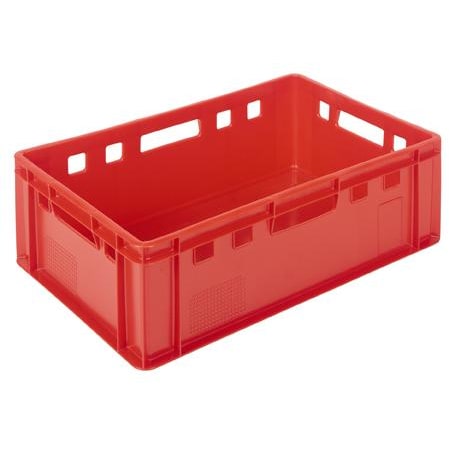 Euronorm-Kiste E2 Rot 60 x 40 x 20 cm