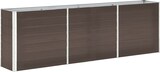 thumbnail of vidaXL Garten-Hochbeet Verzinkter Stahl 240×40×77 cm Braun