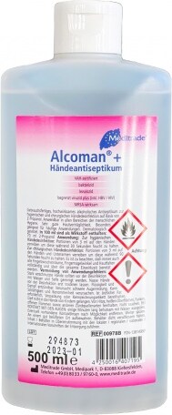 Meditrade Alcoman+ Händedesinfektionsmittel 500 ml