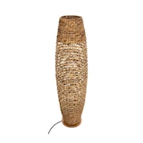 thumbnail of Lampadaire en métal et bois naturel H 118 cm