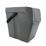 thumbnail of Keden - Set di 3 contenitori per rifiuti Sortibox per raccolta differenziata Grigio 3x25L