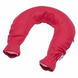 thumbnail of SÄNGER   Gummi-Nackenwärmflasche mit Fleecebezug rot
