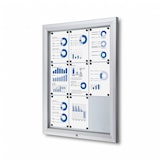 thumbnail of Schaukasten Outdoor 9xA4 silber