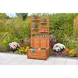 thumbnail of Merxx Sichtschutz mit Kissenbox und Ablageflächen, Akazie