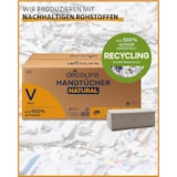 thumbnail of Papierhandtücher Natural, 4800 Blatt, 1-lagig, V-Falz, 25x23cm, 100% Altpapier