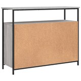 thumbnail of Helloshop26 - Buffet Sideboard Kommode Kleiderschrank Aufbewahrungsmöbel Organizer Küche Wohnzimmer Sonoma-Eiche 100 x 35 x 80 cm 02_0036252