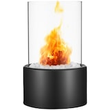 thumbnail of tectake Caminetto da tavolo a bioetanolo Damine, resistente al calore, 2 camere di combustione  Nero