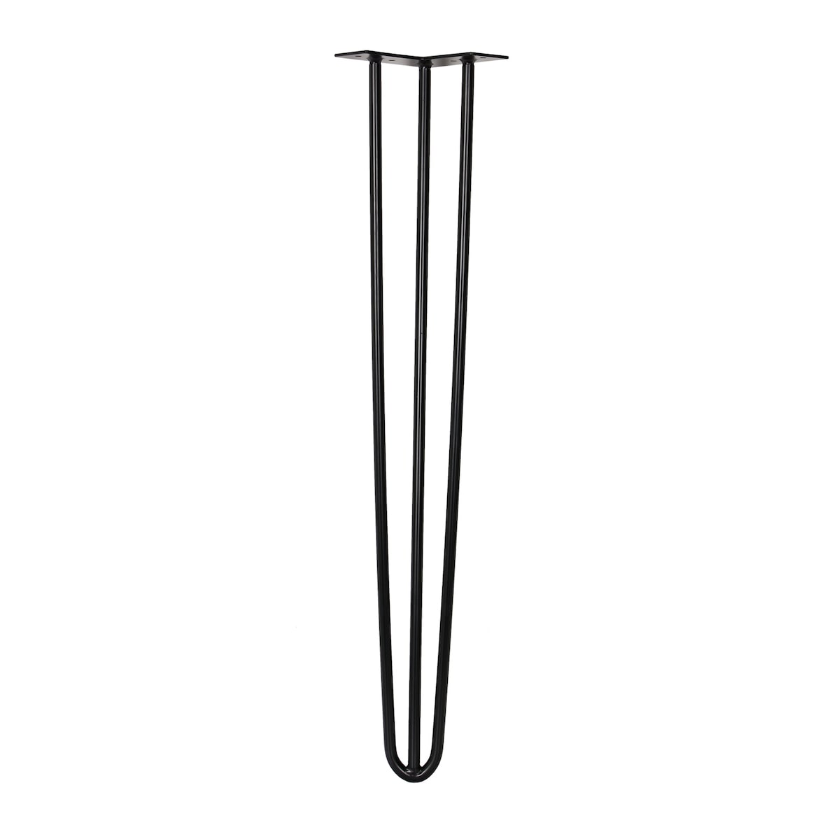 Hairpin Legs Haarnadelbeine Tischgestell Tisch Kufe 4er Set Schwarz (45cm) 372002