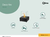 Ein dekorativer Ethanol-Kamin für den Innen- und Außenbereich.