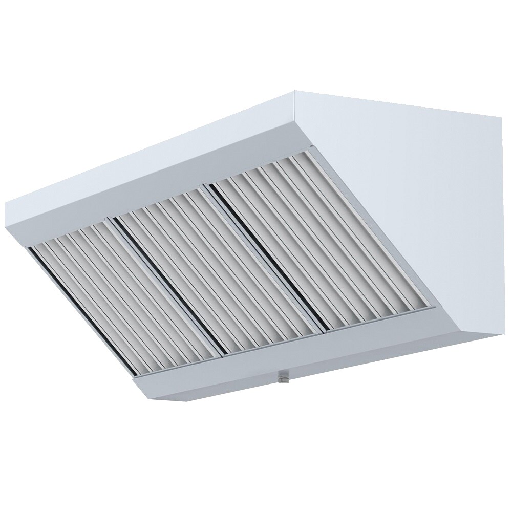 Campana mural con motor 3 filtros de lamas - 1500x500x500 mm - 150 W 230/1V - 31035MM5 Eurast