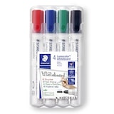 thumbnail of Staedtler rotulador pizarra blanca lumocolor punta redonda colores surtidos -estuche de 4u-