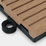 thumbnail of 16er-Set braune Polywood-Klebefliesen - Oviala