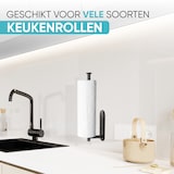 thumbnail of HGMD Keukenrolhouder - Zelfklevend en / of Boren - Keukenrolhouder Zwart - Rollenhouder - Keukenrolhouder Hangend