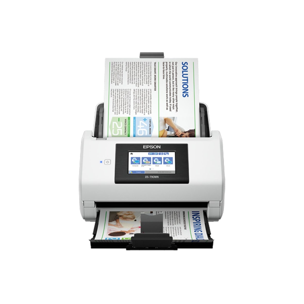 Epson WorkForce DS-790WN - Dokumentenscanner - Duplex - A4/Legal - 600 dpi x 600 dpi - bis zu 45 Seiten/Min. (einfarbig)