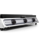 thumbnail of Orbegozo hornillo a gas FO 3510, cuerpo inox, encendido piezoeléctrico, gas butano/propano, 3 quemadores, uso interior y exterior