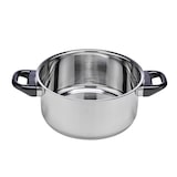 thumbnail of Edelstahl Bräter Kochtopf Bratentopf Topf Induktion mit Glasdeckel Ø 20 cm