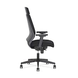 thumbnail of NOWYSTYL - Fauteuil de travail KENARI, méc. synchrone réglable & blocable, accotoirs 2D, tissu noir assise et dossier, rembourrage mousse PU
