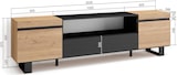 thumbnail of Mueble TV, Televisión, 200x57x35cm, Para TV hasta 80", Diseño industrial, Roble y negro _ 47_18