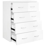 thumbnail of Helloshop26 - Buffet bahut commode armoire meuble de rangement organisateur cuisine salle de séjour salon avec 4 tiroirs 60 x 30,5 x 02_0029750