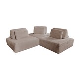 thumbnail of KAWOLA Modulsofa WIOLO SOFT 3 Module 3 Rückenkissen Weicher Breitcord taupe