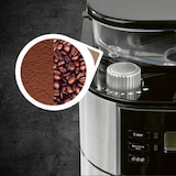 thumbnail of Barista Kaffeemaschine mit Mahlwerk mit Isolierkanne - 1000 Watt - Edelstahl/schwarz