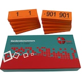thumbnail of Benza - Garderobenummers cloakroom – Set 1 t/m 1000 – Dubbele Tickets - Oranje