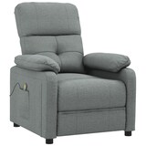 thumbnail of vidaXL Massagesessel Dunkelgrau Stoff