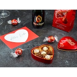thumbnail of Geschenkset "von Herzen" | Geschenkkorb gefüllt mit Lindt Pralinen, Schokolade, Sekt & Grußkarte
