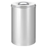 thumbnail of V-part Vlamdovende papierbak 110 ltr - zilver