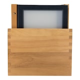 thumbnail of Securit® Porte-menus en bois en boîte - (2 inserts simples pour 4xA4) - Ensemble de 20 porte-menus A4