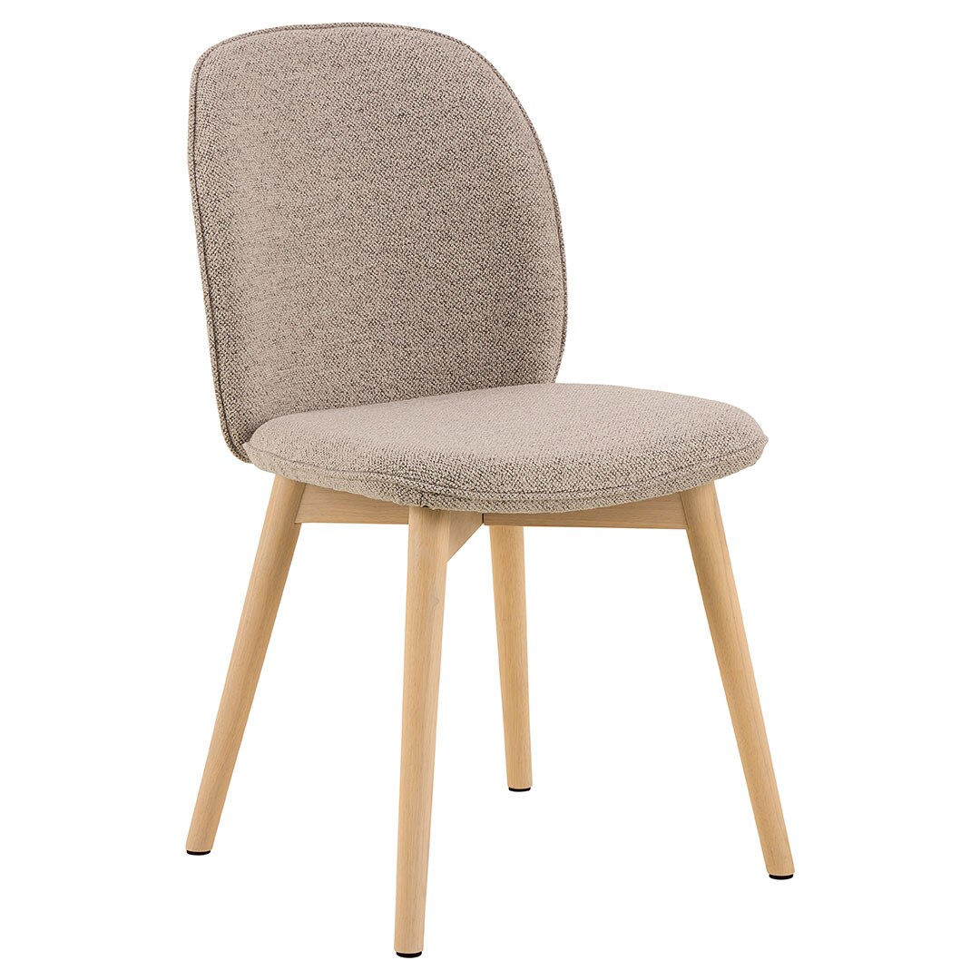Cindy Esszimmerstuhl Bouclé beige. 2er Set